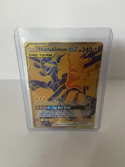 Pikachu & Zekrom GX - SM248 - Pokemon Sun & Moon Promo Ultra Rare Card - NM - Image 1