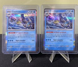 (Set Of 2) Pokemon Mega Evolution TCG Holo Foil Card - Clawitzer (038/132) - Image 1