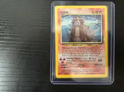 Pokemon Entei Neo Revelation TCG Holo Unlimited Rare Card 6/64 NM Condition - Image 1