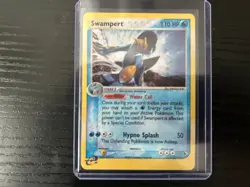 Swampert 13/109 EX Ruby & Sapphire Holo Rare E-Reader Pokemon 2003 NM/MT Card - Image 1