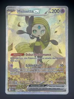 Meloetta ex SIR 167/086 Black Bolt Special Illustration Rare Pokemon Card NM/M - Image 1