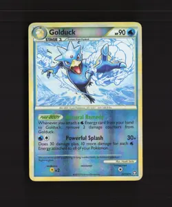 Golduck 22/102 Triumphant Reverse Holo Rare Pokemon Card MP - Image 1