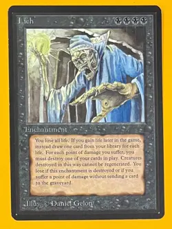 MTG LICH Beta (OldManMTG 012-220) - Image 1