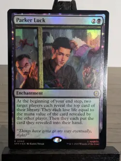 Parker Luck (Extended Art) Marvel's Spider-Man Foil NM - MTG - Image 1