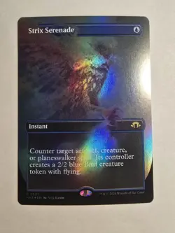 Strix Serenade (Borderless) Modern Horizons 3 Foil Magic The Gathering Mtg - Image 1
