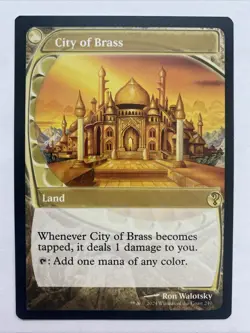 MTG City of Brass (Future Sight) Normal NM Mystery Booster 2 Magic 240 - Image 1