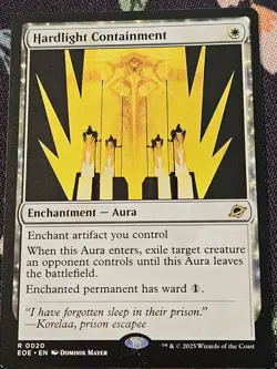 HARDLIGHT CONTAINMENT MTG NM-M Edge of Eternities 1 Rare EOE 0020 - Image 1