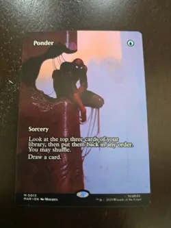 Ponder (Borderless) - Marvel Universe Eternal-Legal - MTG - Image 1