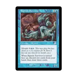 WOTC MtG Scourge Riptide Survivor (U) (Foil) NM - Image 1