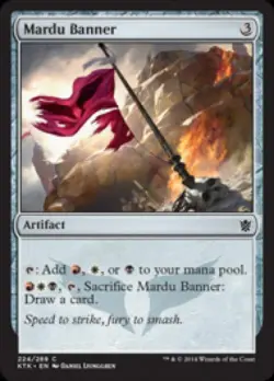 Mardu Banner - Light Play MTG Khans of Tarkir - Image 1