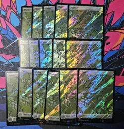 16x Plains x16 NM 0714 Surge Foil Map MTG Lord Of The Rings Unplayed Magic - Image 1