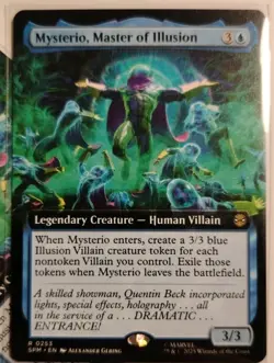 2x Mysterio, Master of Illusion (Extended Art) WOTC Marvel's Spider-Mtg - Image 2