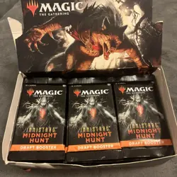 MTG Innistrad: Midnight Hunt Draft Booster x 35 Packs Open Box Brand New - Image 1
