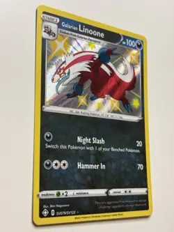 Pokemon TCG Shining Fates: Shiny Vault #SV079/SV122 Galarian Linoone NM - Image 2