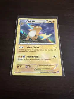 Raichu 27/83 Generations Holo Pokemon TCG Moderately Played Scratched Holo - Image 1