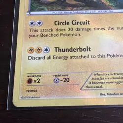 Raichu 27/83 Generations Holo Pokemon TCG Moderately Played Scratched Holo - Image 3