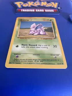1st Edition GERMAN Nidoran 55/102 Pokemon TCG WOTC Base Set LP - Image 2