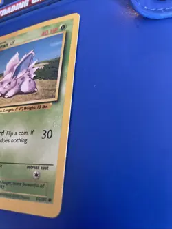 1st Edition GERMAN Nidoran 55/102 Pokemon TCG WOTC Base Set LP - Image 3