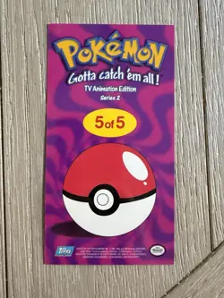 Pokemon Topps TV Animation Edition Series 2 Box Topper Charizard 5 of 5 - Image 2