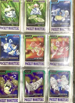 Pokemon Carddass 1997 151 Cards Complete with PSA Graded Holo Cards From Jp - Image 2