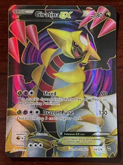 Giratina EX Full Art 124/124 2012 Pokemon Black & White Dragons Exalted - Image 1