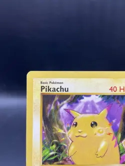 PIKACHU 1ST EDITION SHADOWLESS YELLOW CHEEKS GREY STAMP 1999 POKEMON #58/102 TCG - Image 2