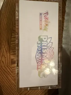 Prismatic Evolutions Pokemon Center Elite Trainer Box With Acrylic Protector NEW - Image 3