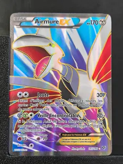 Carte Pokemon Airmure EX 145/146 FA Full Art XY Set De Base FR - Image 2