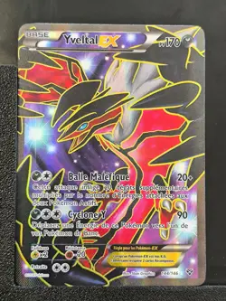 Carte Pokemon Yveltal EX 144/146 FA Full Art XY Set De Base FR - Image 2