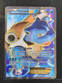 Carte Pokemon Tortank EX 142/146 FA Full Art XY Set De Base FR - Image 2