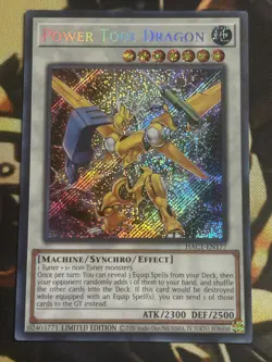 Yugioh: Power Tool Dragon - HAC1-EN177 - Secret Rare - Limited Edition - NM - Image 1