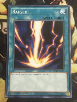 Yugioh: Raigeki - SDBT-EN025 - Common - 1st Edition - NM - Image 1