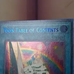 Toon Table of Contents LDS1-EN069 Blue Text Holo NM 1st Edition Yugioh Card - Image 3