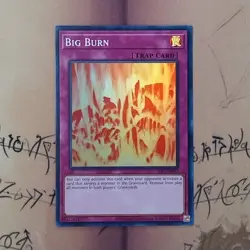 Big Burn IOC-EN047 Invasion of Chaos Unlimited Holo NM Yugioh Card English - Image 1