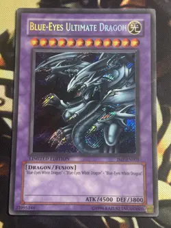 Yugioh: Blue-Eyes Ultimate Dragon - JMP-EN005 - Secret Rare - Limited Edition MP - Image 1