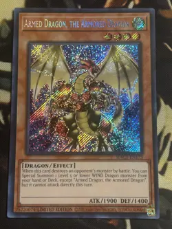Yugioh: Armed Dragon, The Armored Dragon - HAC1-EN173 Secret Rare Limited Ed NM - Image 1