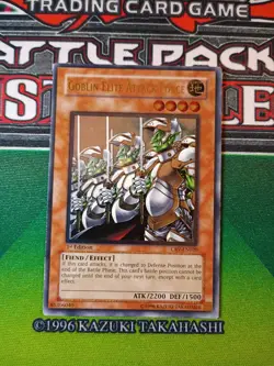 MP 1st Ed Goblin Elite Attack Force CRV-EN020 Ultimate rare Yugioh! - Image 1