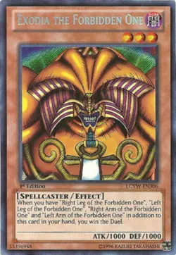 Yugioh! LP Exodia the Forbidden One - LCYW-EN306 - Secret Rare - 1st Edition Lig - Image 1