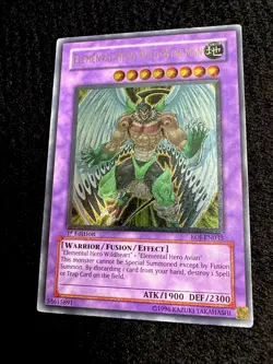 🔥YUGIOH • ELEMENTAL HERO WILD WINGMAN • ULTIMATE RARE • EOJ-EN035 • 1st • VLP🔥 - Image 3