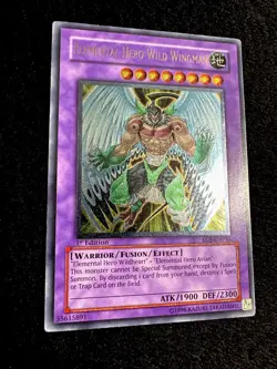 🔥YUGIOH • ELEMENTAL HERO WILD WINGMAN • ULTIMATE RARE • EOJ-EN035 • 1st • VLP🔥 - Image 4