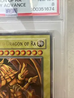 PSA 8 NM-MT - The Winged Dragon of Ra GBI-003 Gameboy Promo Ultra Rare YuGiOh - Image 3