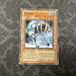 Fenrir SD4-EN008 Yu-Gi-Oh! Light Play 1st Edition - Image 1
