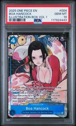 PSA 10 Boa Hancock (Illustration Box Vol.1) ST17-004 One Piece Promo Cards Foil - Image 1