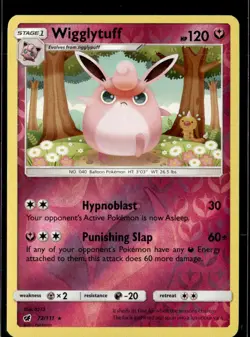 Pokemon Wigglytuff 72/111 Crimson Invasion Reverse Holo Rare 2 Card Lot - Image 1