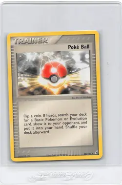 POKE BALL 82/100 - NON-HOLO - Crystal Guardians - 2006 Pokemon Card - NM/M - Image 1