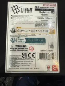 Bandai, Gundam TCG Card Game Beta Box (English Ver.) Brand New, Factory Sealed - Image 2