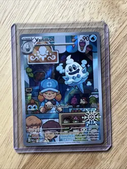 Pokemon TCG Vanillish Paradox Rift 190/182 Holo Illustration Rare Card - Image 1