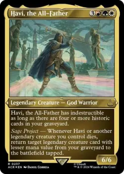Havi, the All-Father (Foil Etched) -Foil Near Mint MTG - Image 1