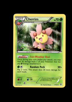 Pokemon 2012 Light Play Cherrim 7/135 Plasma Storm Rare Card - Image 1