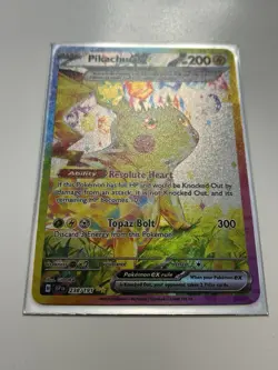 Pikachu Ex 238/191 Special Rare SIR Pokemon Card Surging Sparks CUST0M Fan Made - Image 2